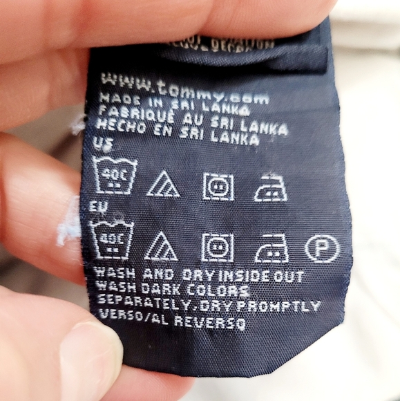 Tommy Hilfiger 100% cotton Denim Shorts Womans Size 10 - Picture 6 of 10